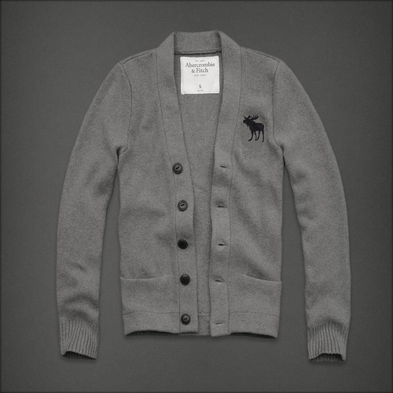 Abercrombie Fitch Hombres Cardigan Jersey AF6371